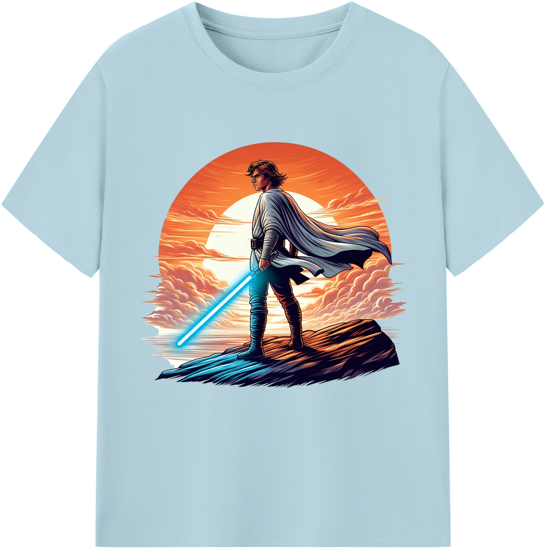 （画像用） スター・ウォーズ Star Wars 綿100％半袖Tシャツ（フロントプリント）